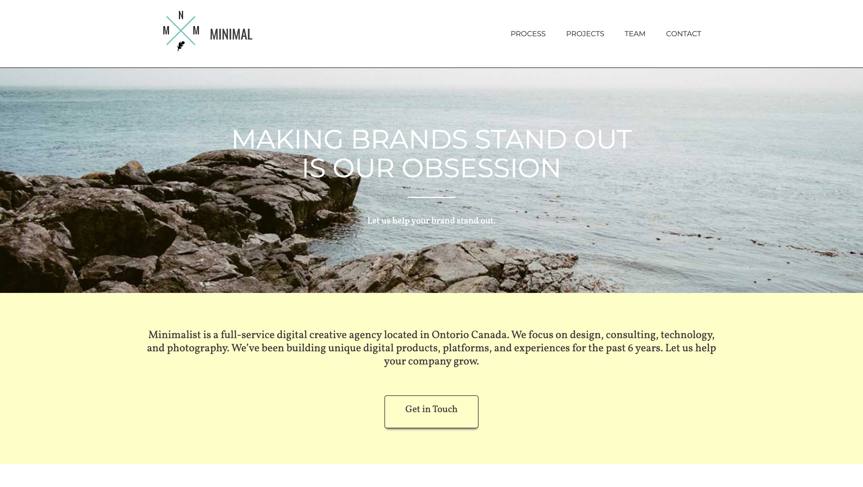 Website built with HTML, SCSS and JavaScript